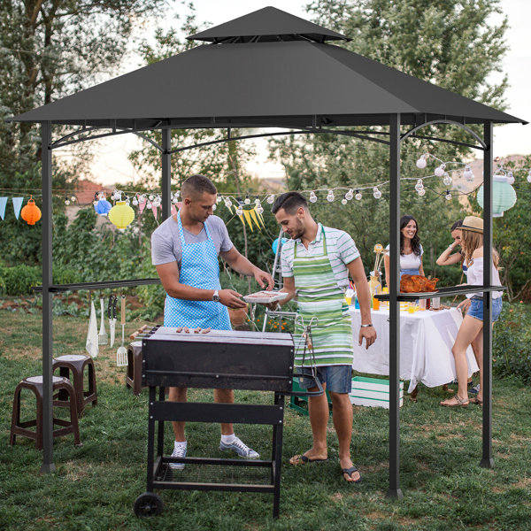 Gymax 8 Ft. W x 5 Ft. D Steel Grill Gazebo Wayfair